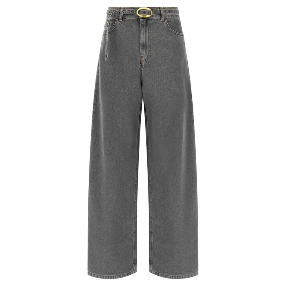 Twinset Gray Cotton Jeans Women's Denim